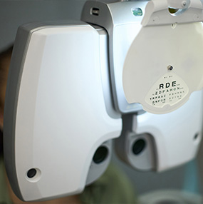 eye exam equipment